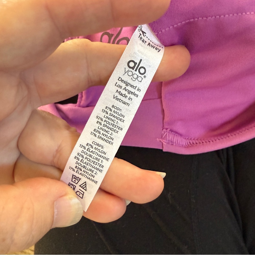 Alo yoga purple movement athletic sports bra Small - Picture 6 of 6